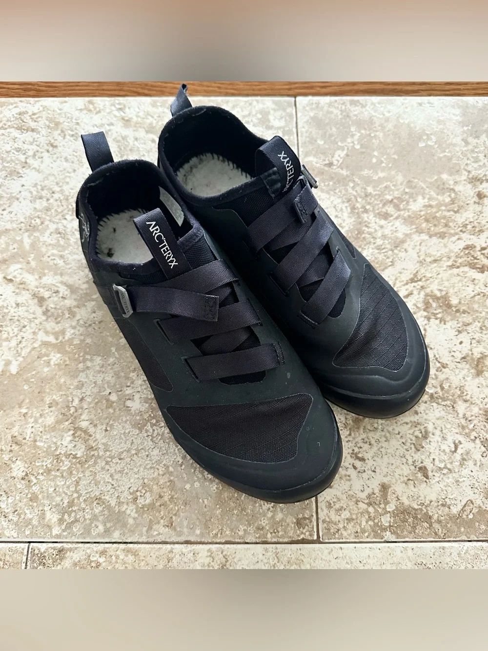 Arc'teryx Mens Black Slip-On Trail Shoe